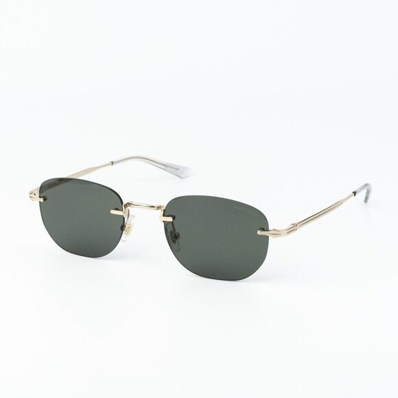 Montblanc Women Sunglasses Gold Grey Square Rimless MB0303S 001 NEW AUTHENTIC main image 10